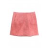 womens short suede skirt vintage pink hm pink skirts
