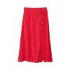 womens crc3aaped skirt redwhite dotted hm whitered skirts 4 upravene