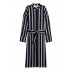 womens shirt dress dark bluewhite striped hm whiteblue d 002