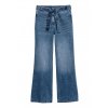 womens wide high waist jeans denim blue hm blue jeans 1