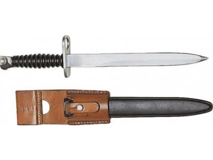 Bodák (bajonet) Švýcarsko SIG M57 kožený závěs originál